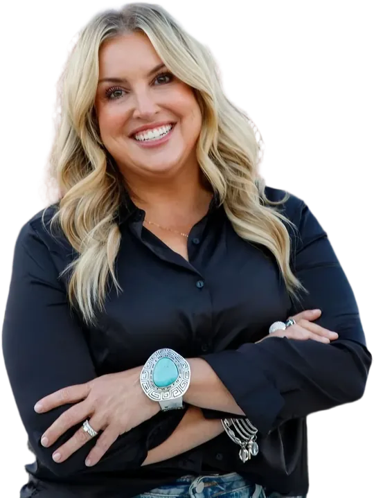 Stephanee Click, nurse practitioner and owner of Just Face It, smiling with her arms crossed